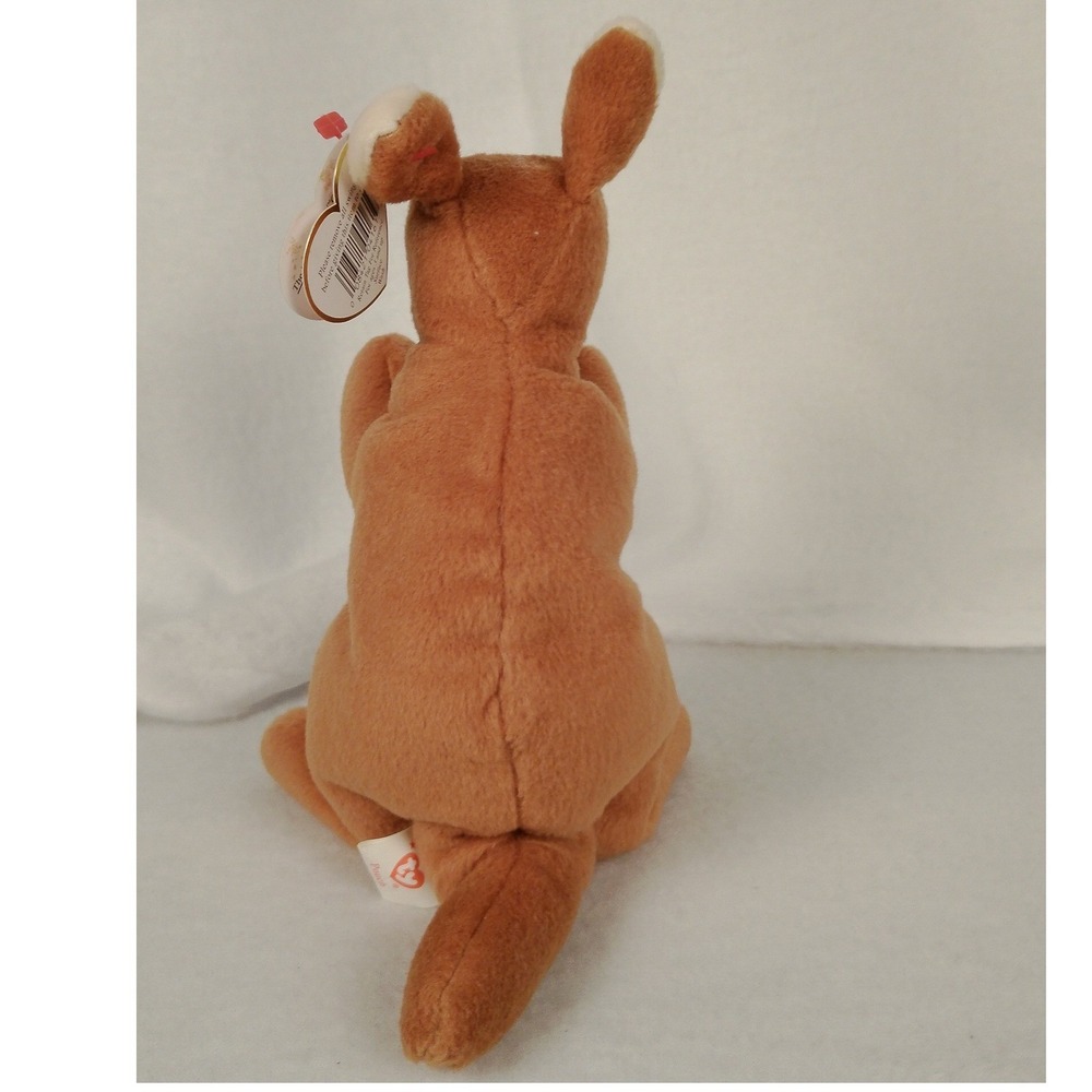 Vintage Ty Beanie Babies Pouch Kangaroo Joey - Picture 2 of 9